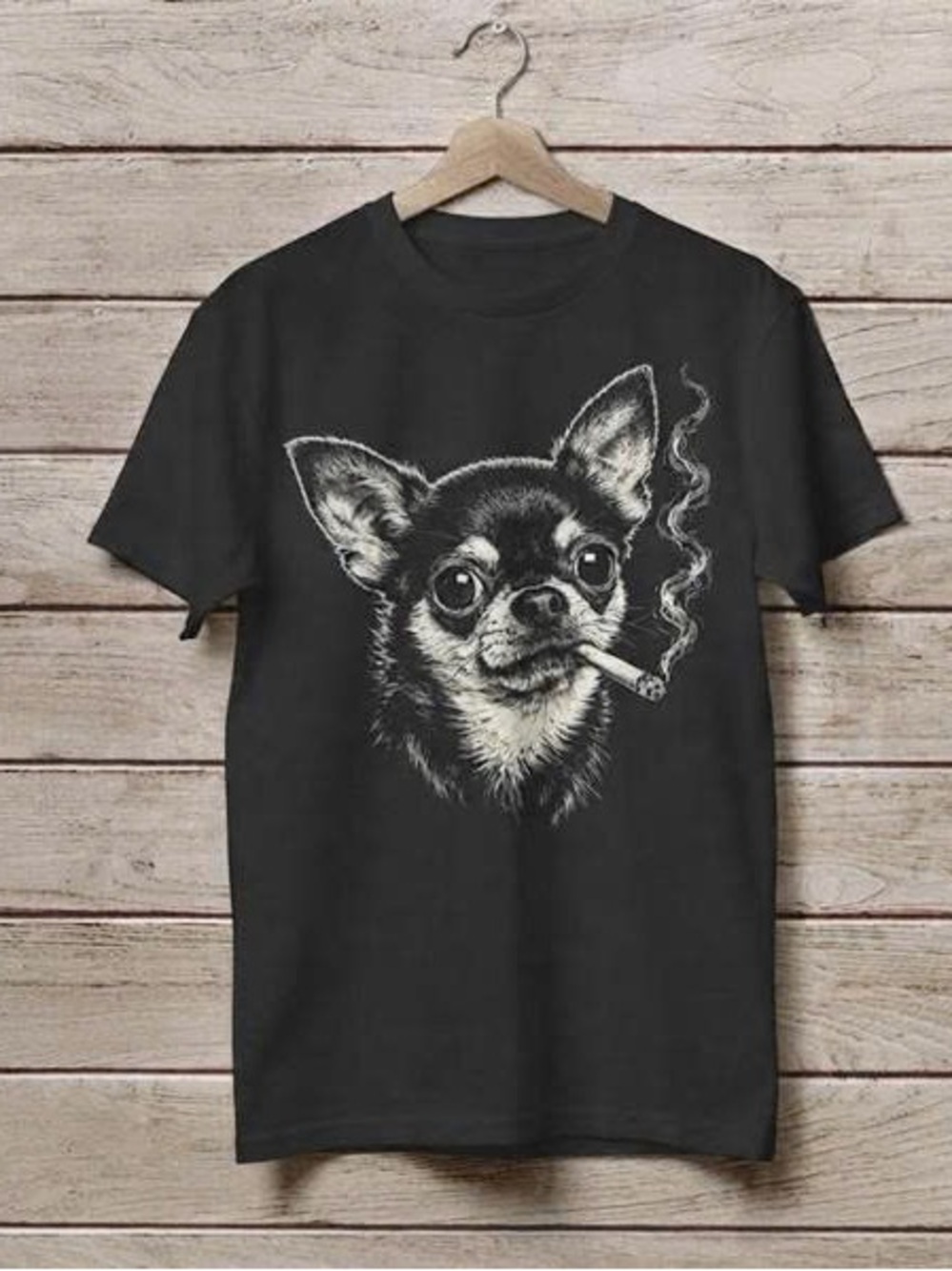 Tee with dog Chihuahua Graphic
